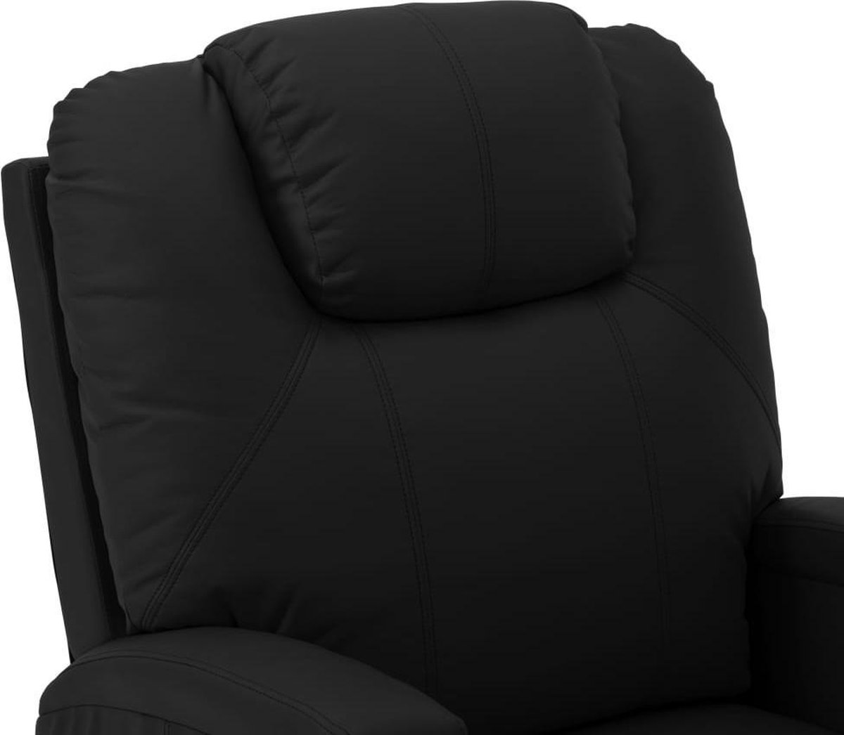 Vidaxl Sta-op-stoel Kunstleer - Zwart