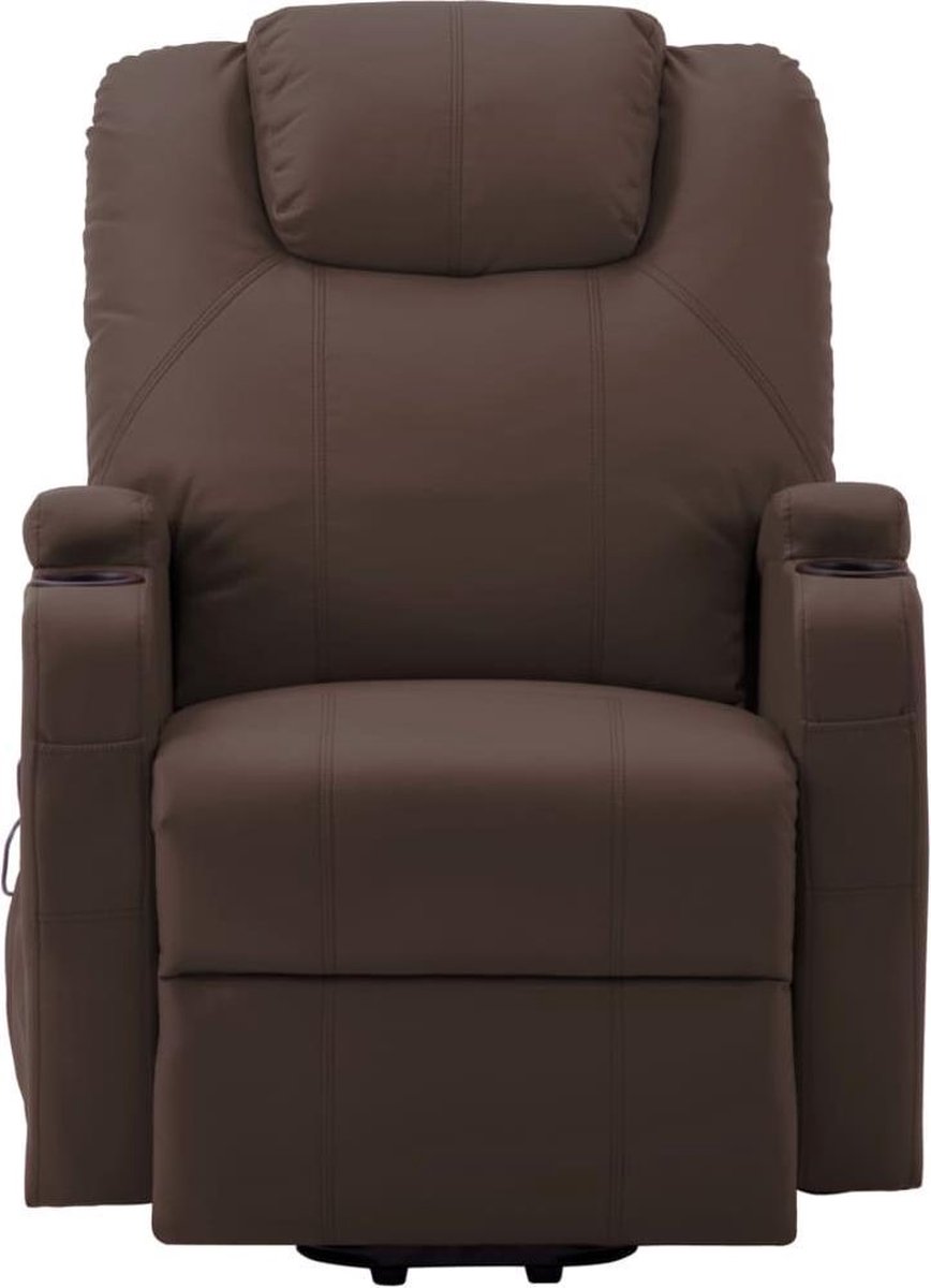 Vidaxl Sta-op-stoel Kunstleer - Bruin