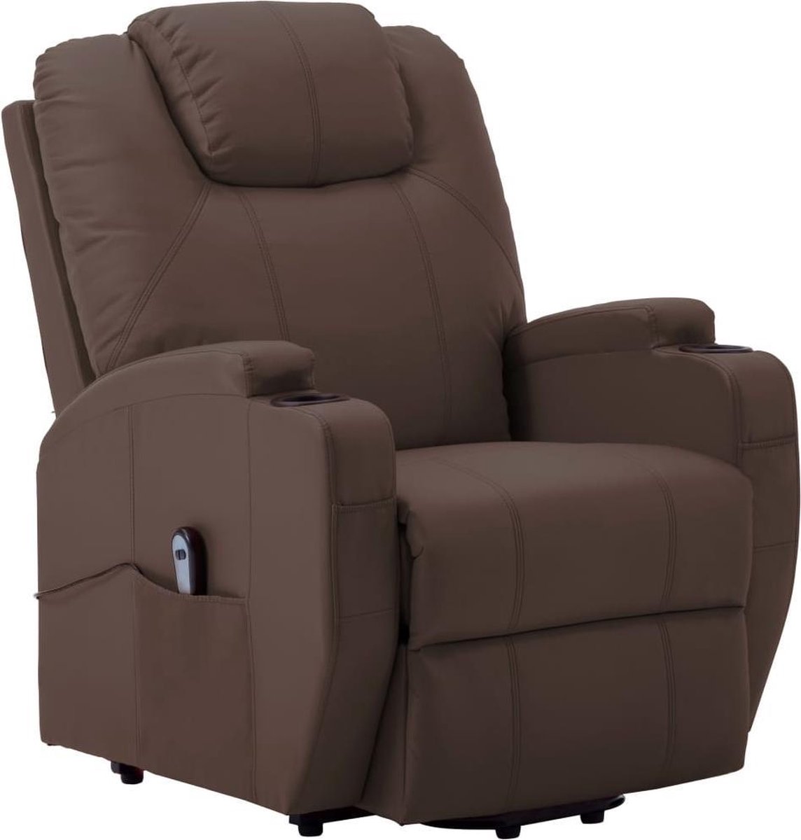 Vidaxl Sta-op-stoel Kunstleer - Bruin