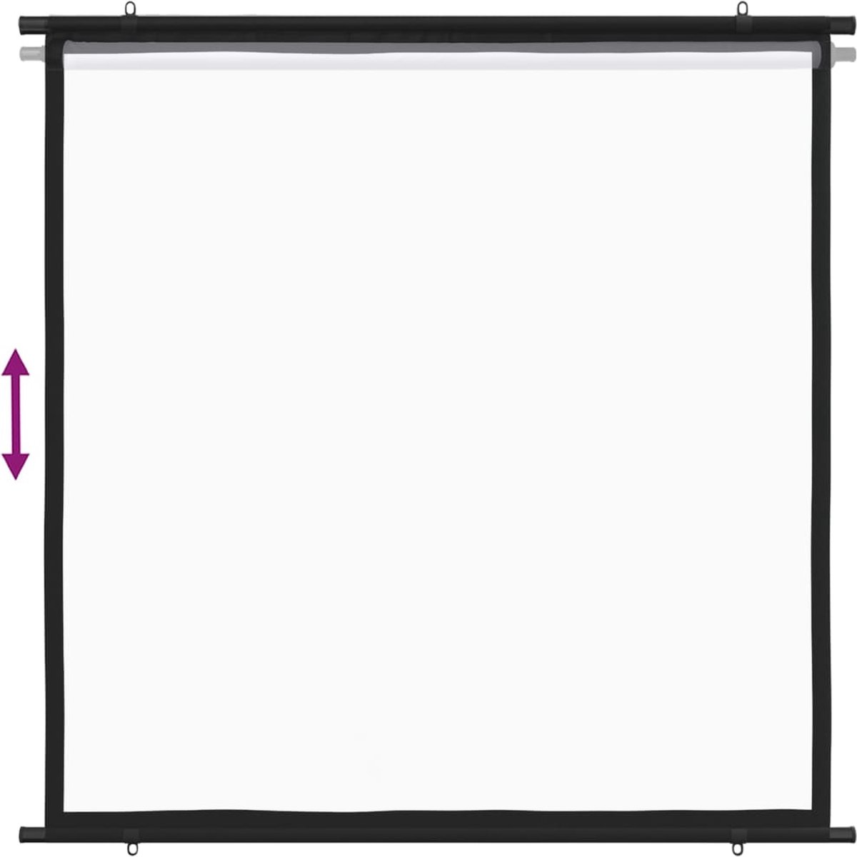 Vidaxl Projectiescherm 1:1 51''