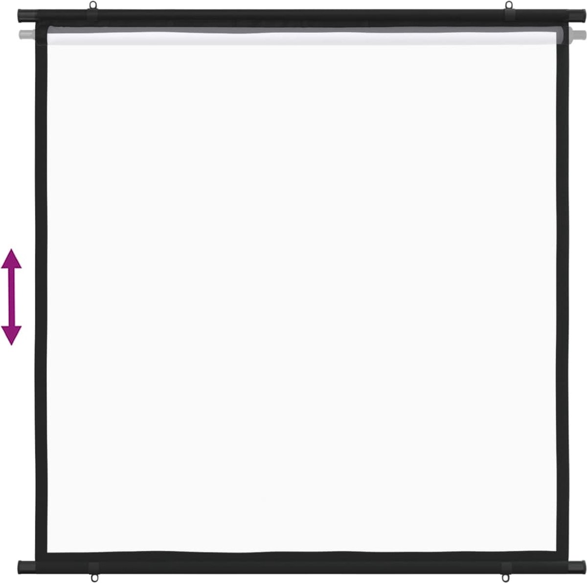 Vidaxl Projectiescherm 1:1 57'' - Wit