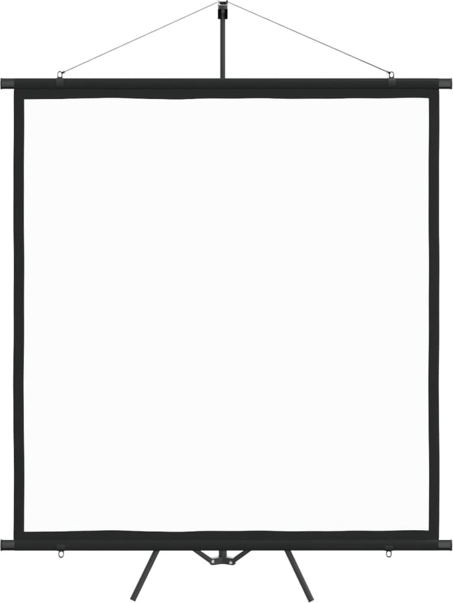 Vidaxl Projectiescherm Met Statief 1:1 63'' - Wit