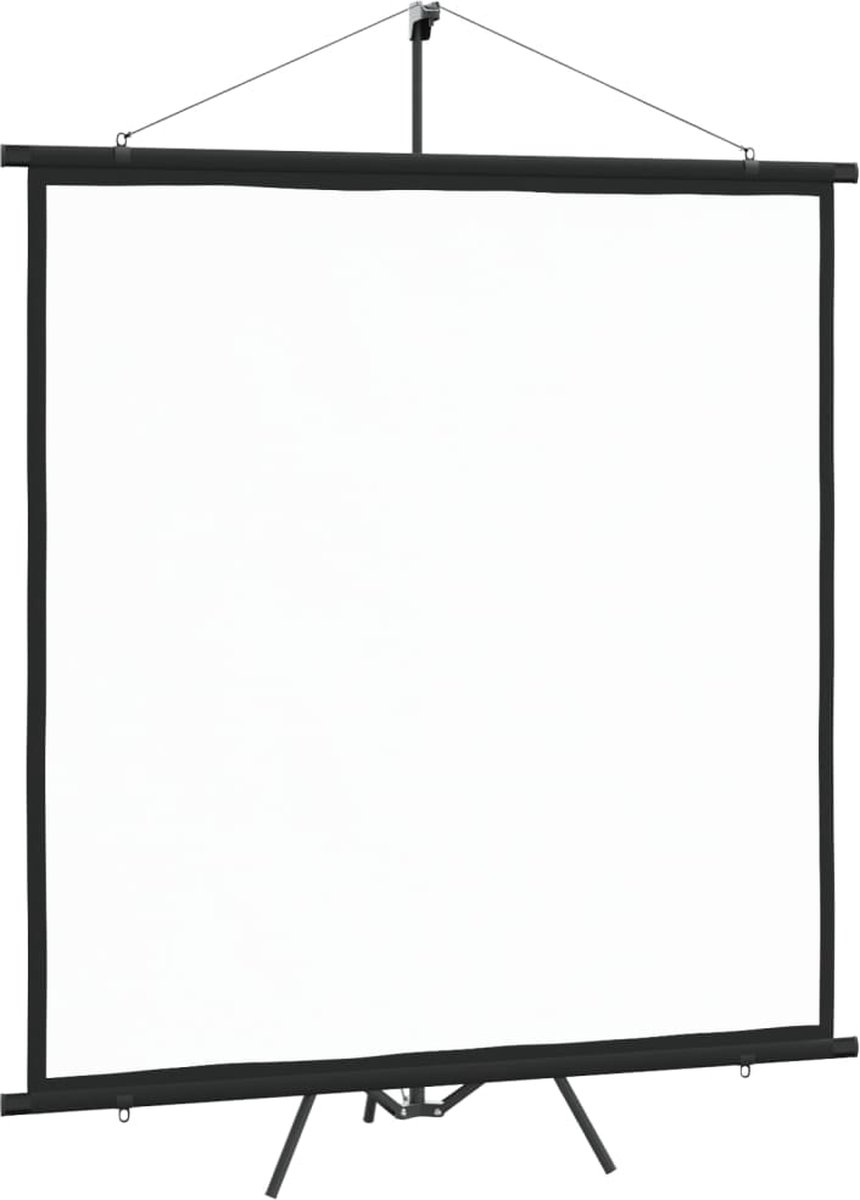 Vidaxl Projectiescherm Met Statief 1:1 63'' - Wit