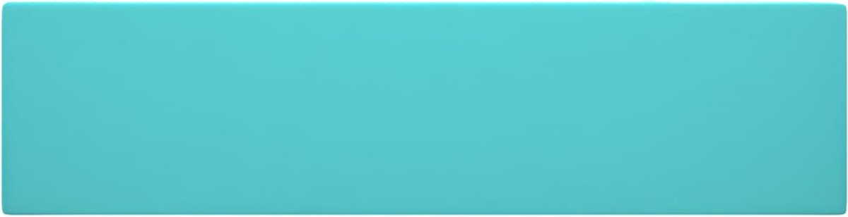 Vidaxl Wastafel Wandmontage Met Overloop Keramiek Licht - Groen