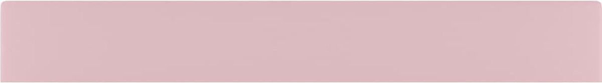 Vidaxl Wastafel Met Kraangat 60x46 Cm Keramiek Mat - Roze