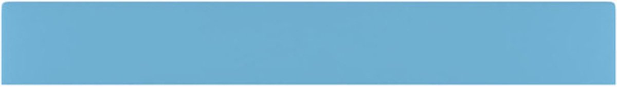 Vidaxl Wastafel Met Kraangat 60x46 Cm Keramiek Mat Licht - Blauw