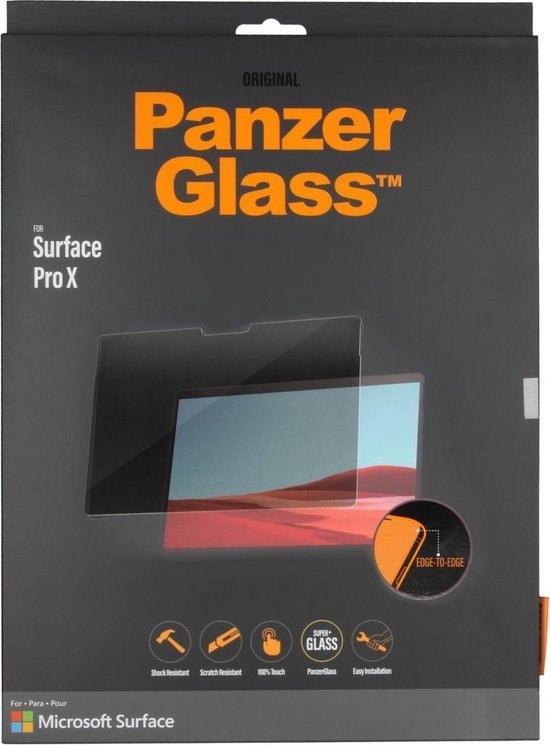 PanzerGlass Microsoft Surface Pro X Screenprotector Gehard Glas