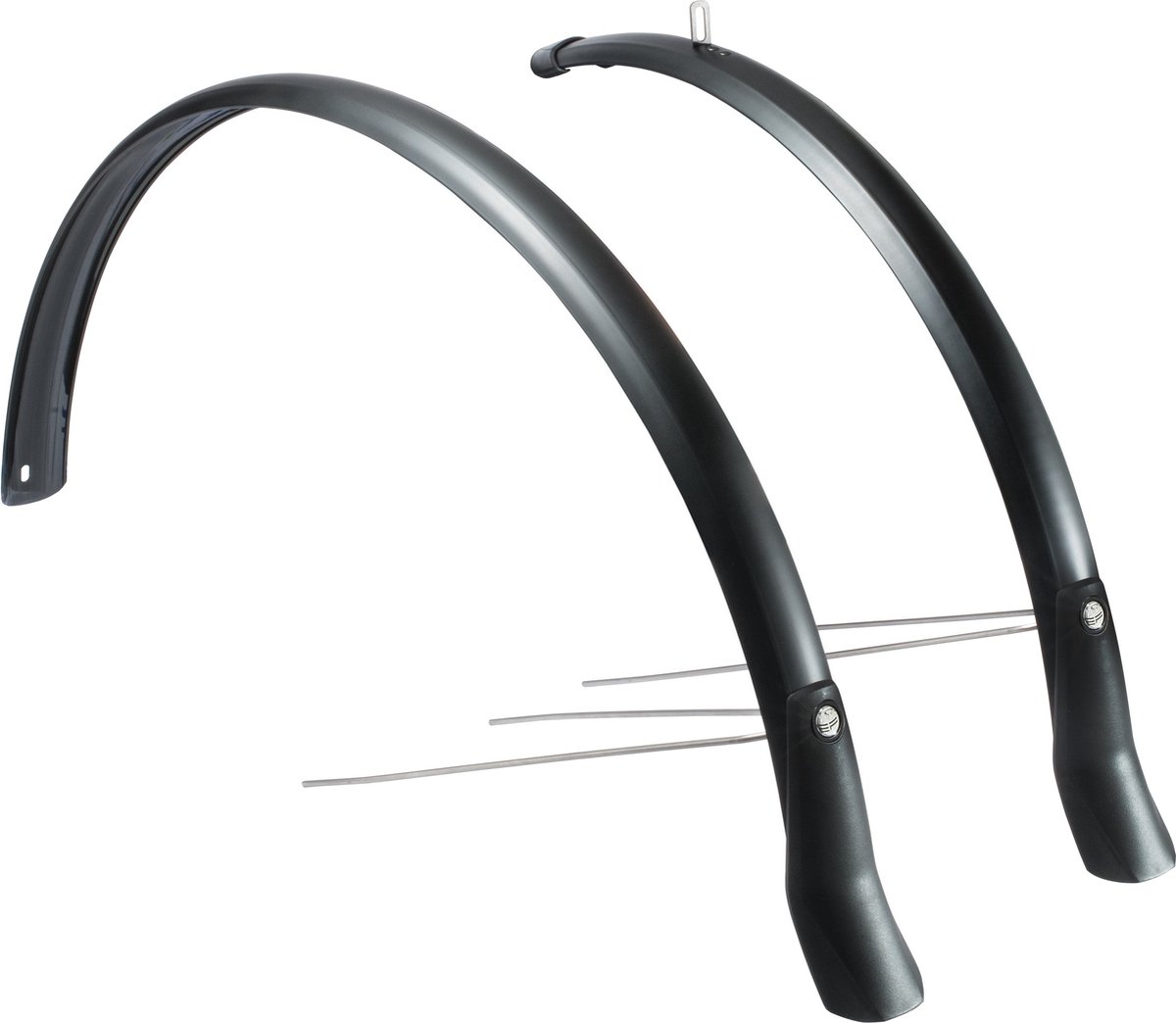 Eurofender Spatbordenset Snello 28 Inch 46 Mm Kunststof - Zwart