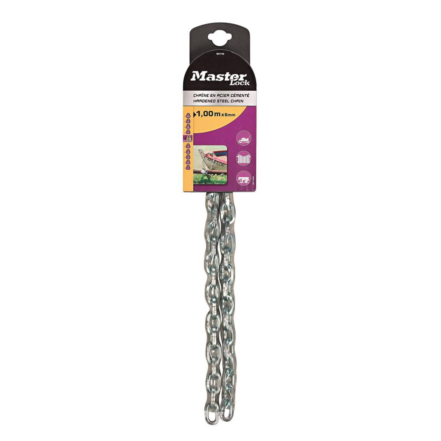 Masterlock Ketting - Staal Met Vinyl - 1m