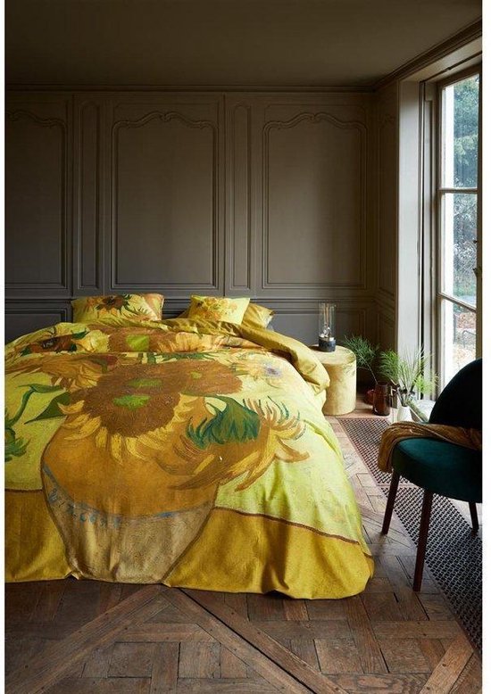 Beddinghouse X Van Gogh Museum - Bh Gogh Tournesol Yellow 140x200/220 - Geel