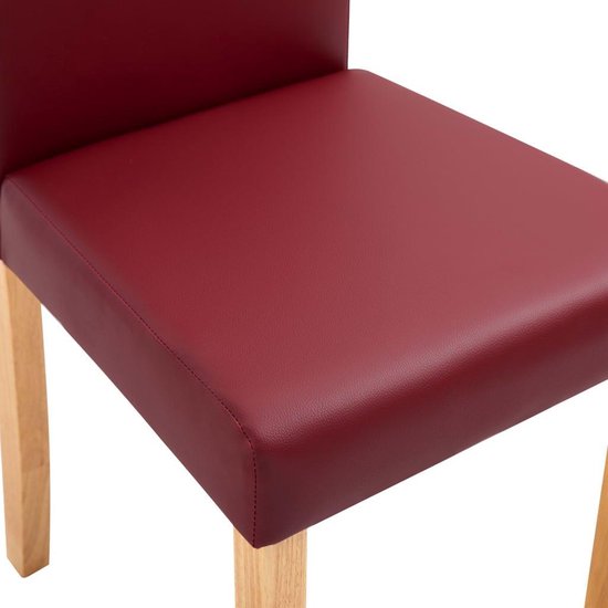 Vidaxl Eetkamerstoelen 4 St Kunstleer - Rood