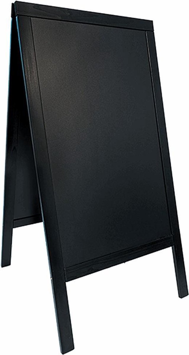 Securit Stoepbord Sandwich Ft 70 X 125 Cm, - Zwart