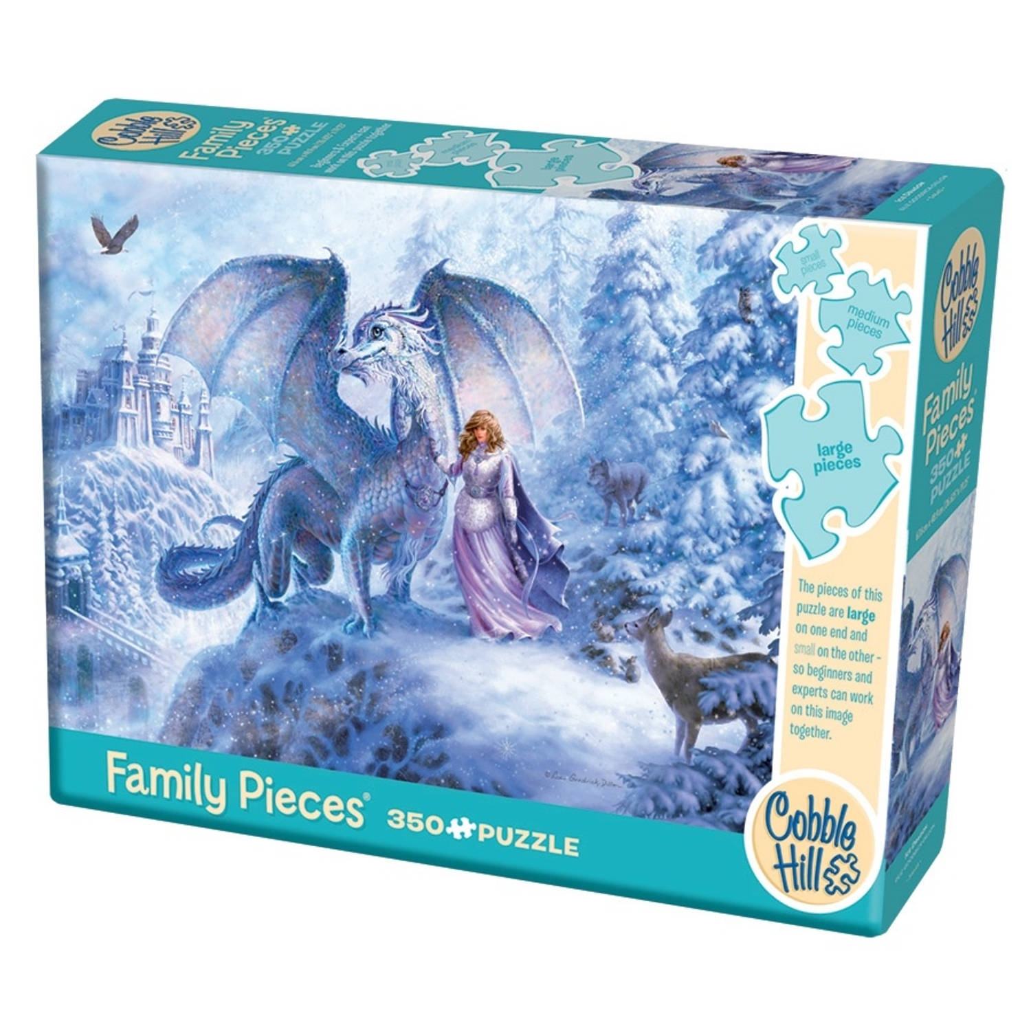 Cobble Hill Legpuzzel Family: Ice Dragon 350 Stukjes