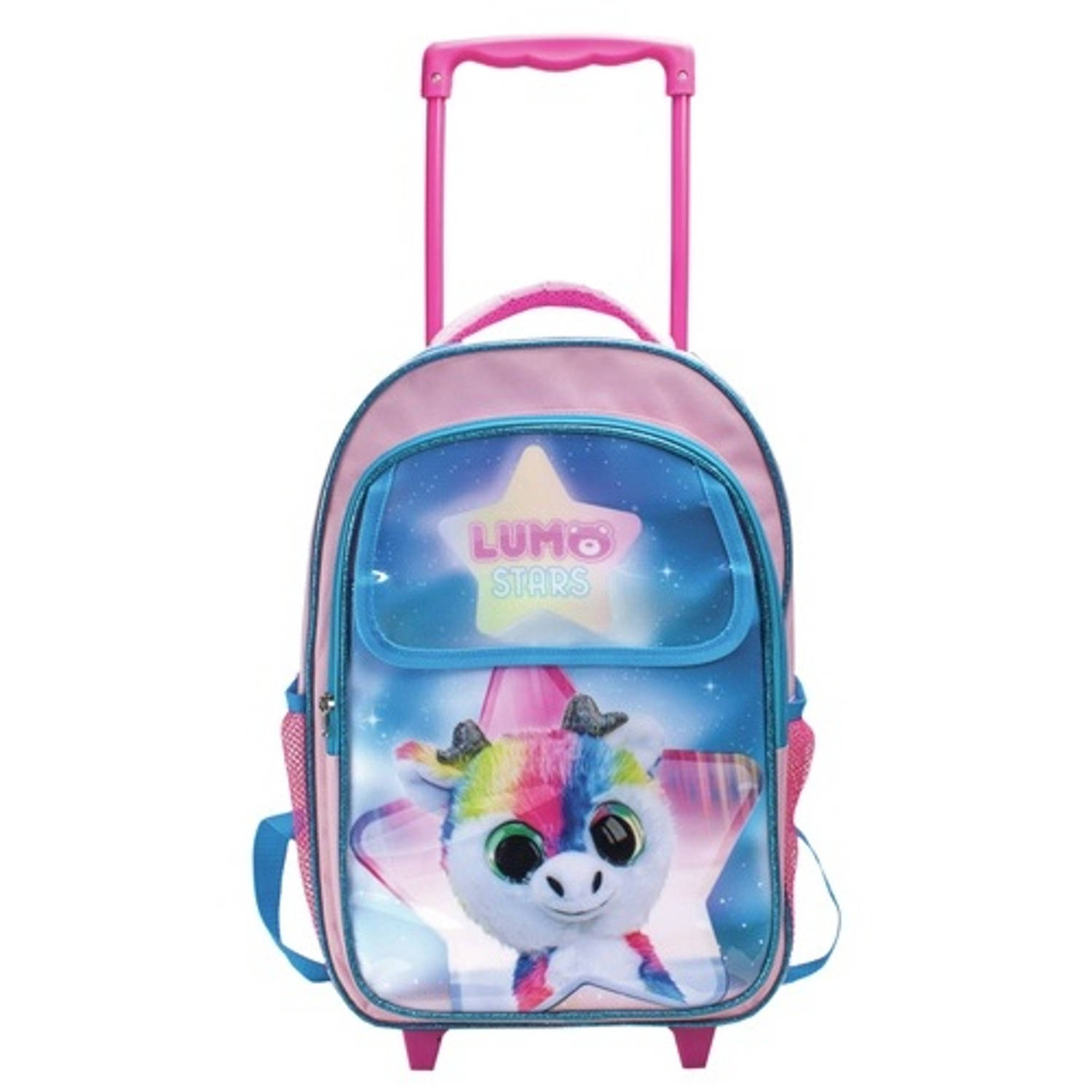 Lumo Stars Trolley/rugzak Met Afbeelding 20 Liter - Roze