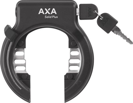 AXA Ringslot Solid Plus Art** Spatbordbevestiging - Zwart