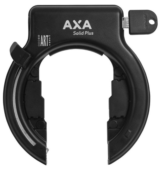 AXA Ringslot Solid Plus Art** Spatbordbevestiging - Zwart