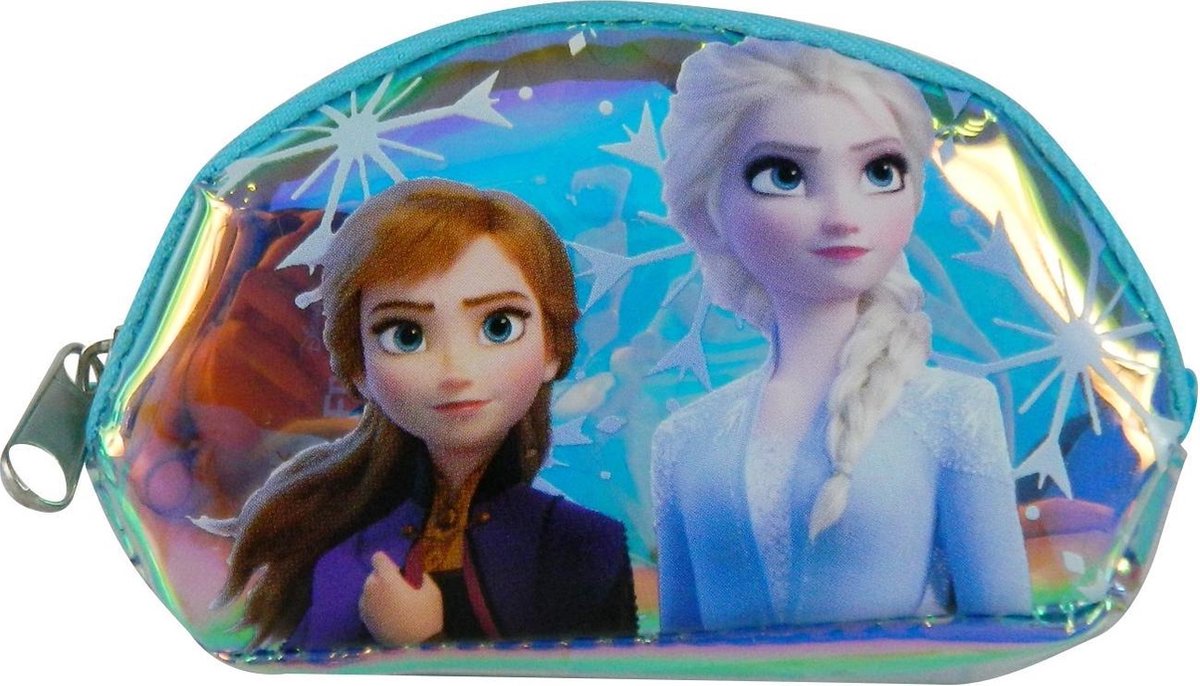 Disney Portemonnee Frozen 12 X 7 Cm Holografisch - Blauw