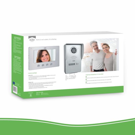 ELRO Dv477w Video Deur Intercom - 7"" Kleurenscherm - Camera Met Nachtzicht