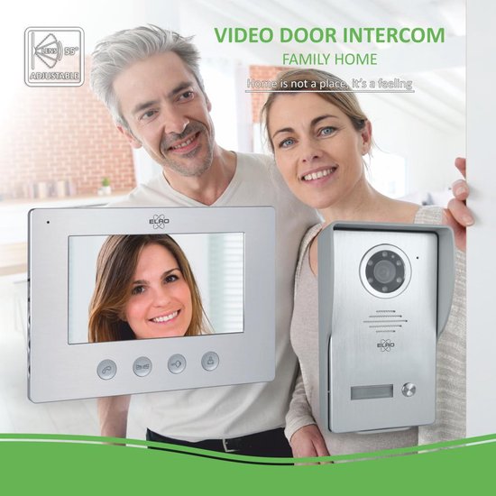 ELRO Dv477w Video Deur Intercom - 7"" Kleurenscherm - Camera Met Nachtzicht