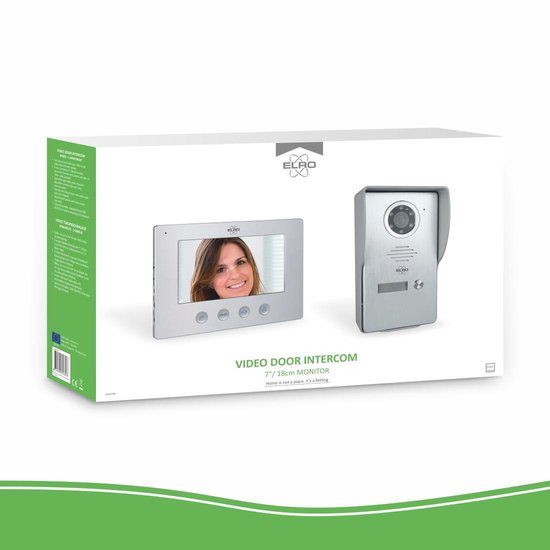 ELRO Dv477w Video Deur Intercom - 7"" Kleurenscherm - Camera Met Nachtzicht
