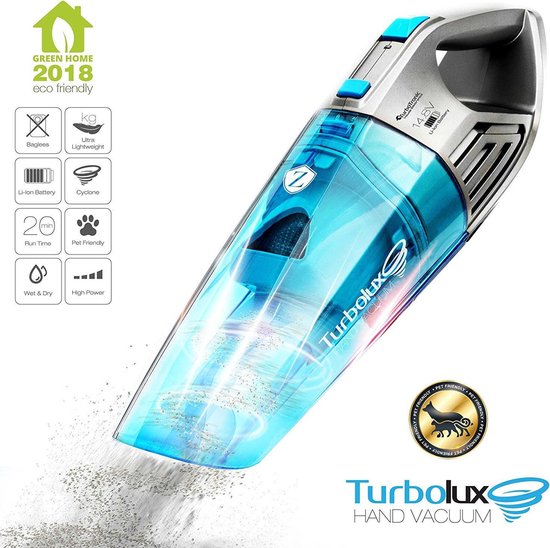 TurboTronic Lux400 Kruimeldief Voor Nat & Droog Inclusief 5 Accessoires - - Grijs