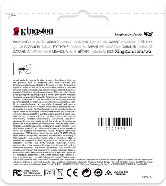 Kingston High Endurance 128 Gb Microsdxc - Wit