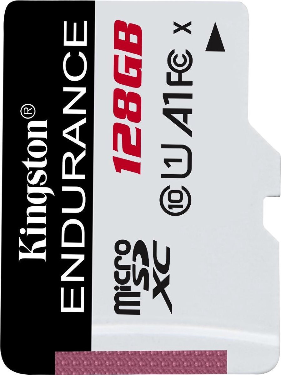 Kingston High Endurance 128 Gb Microsdxc - Wit