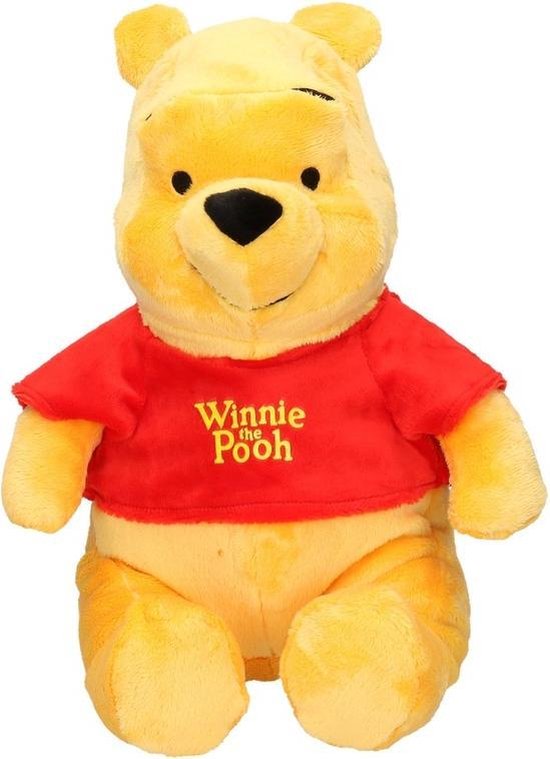 Disney Winnie The Pooh Knuffel 43 Cm - Speelgoed Knuffels Voor Baby's/kinderen