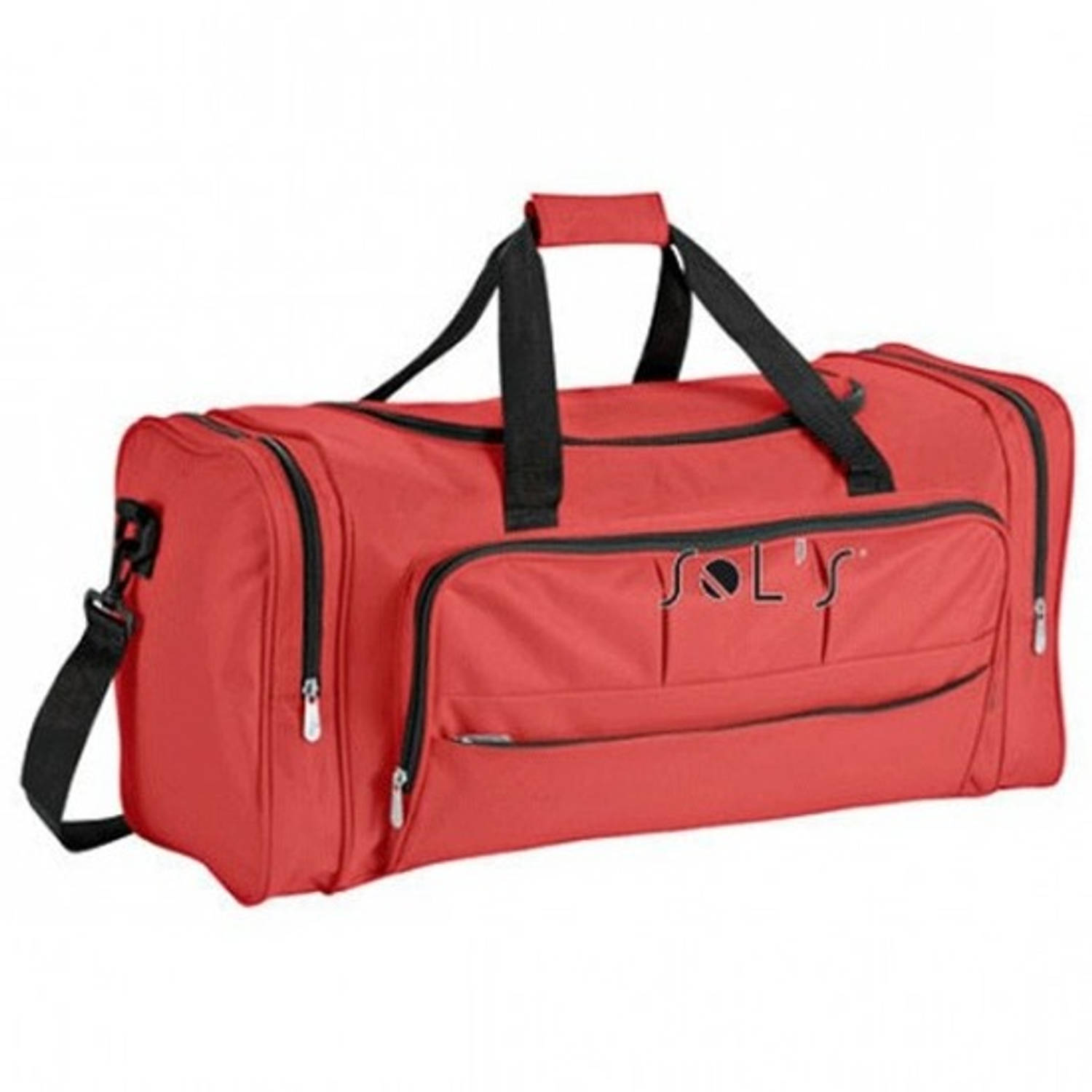 Sporttas Rood 62 Cm - Weekendtas - Zwart