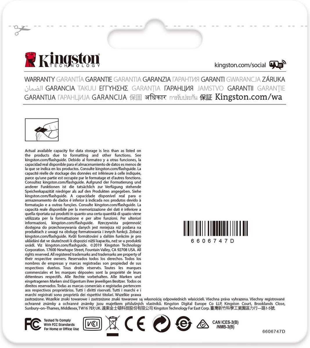 Kingston High Endurance 64 Gb Microsdxc - Wit