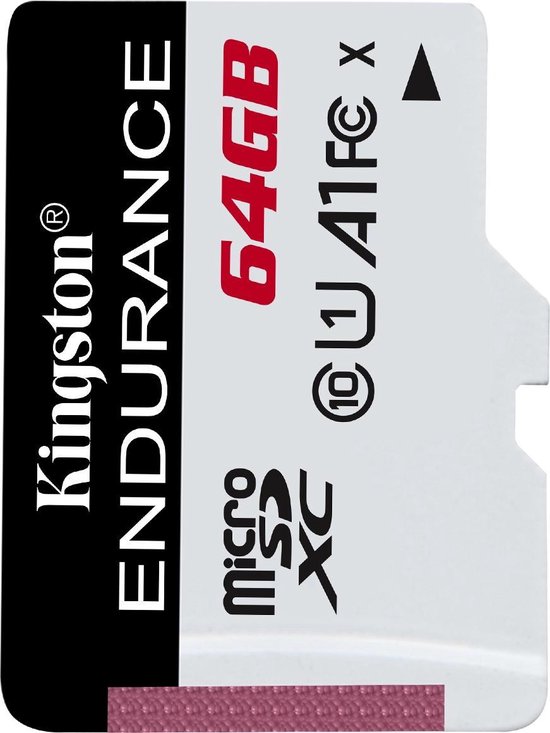 Kingston High Endurance 64 Gb Microsdxc - Blanco