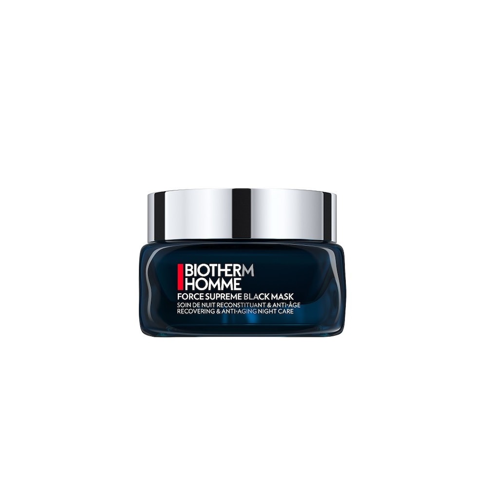 Biotherm Homme - Mascarilla Antiedad De Noche Force Supreme Black Mask 50 Ml