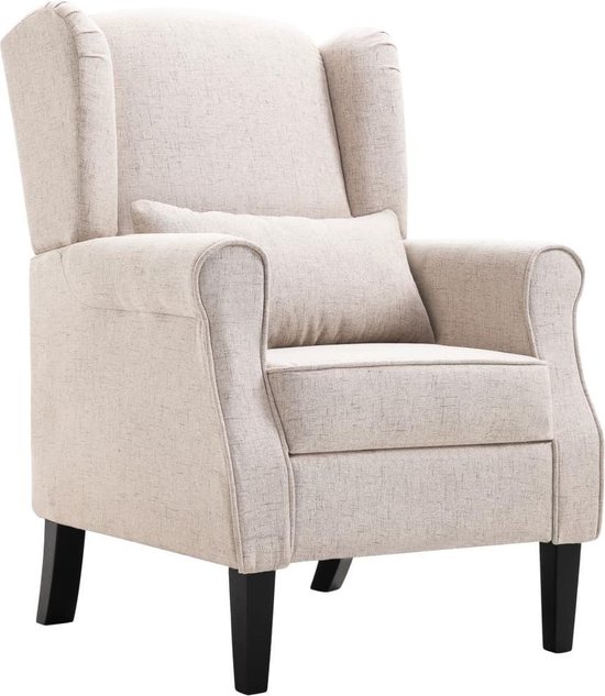 Vidaxl Fauteuil Stof - Beige