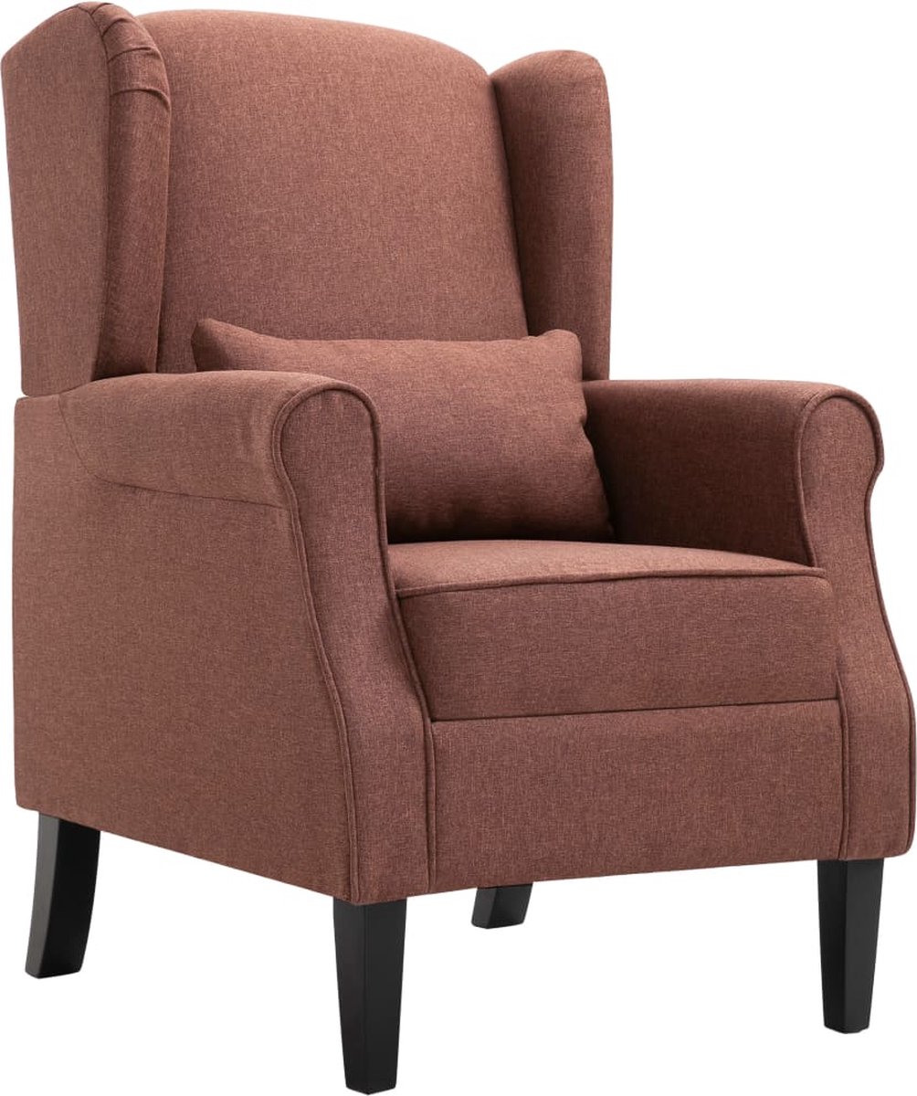 Vidaxl Fauteuil Stof - Bruin