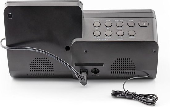 Caliber Wekkerradio Met Bluetooth En Qi Lader - (Hcg012qi-bt) - Zwart