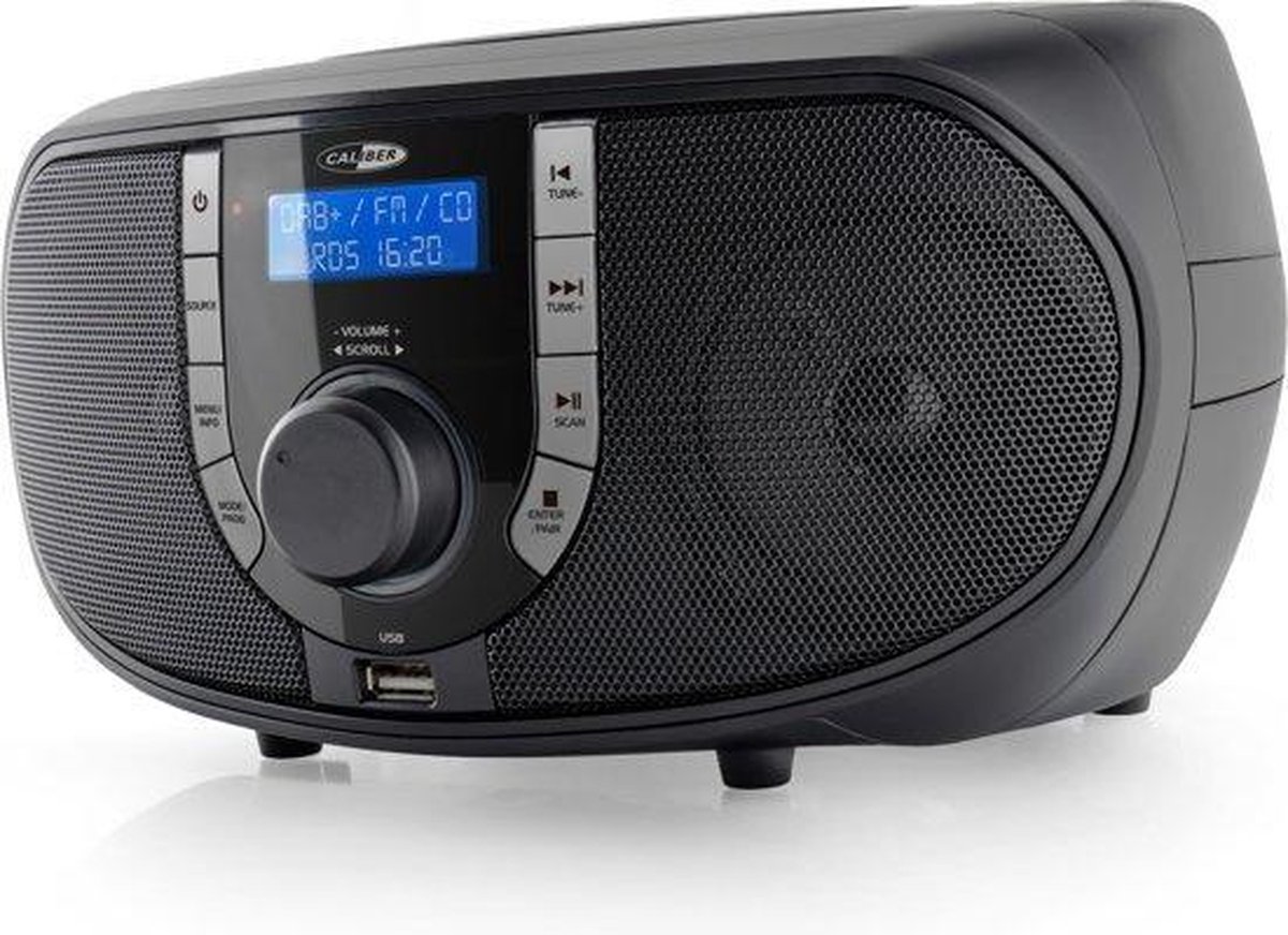 Caliber HBC433DAB-BT - Zwart