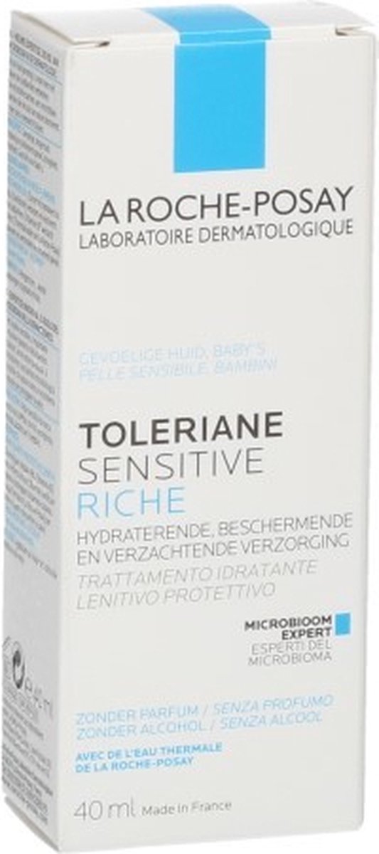La Roche Posay - Crema Hidratante Prebiótico Toleriane Sensitive Riche 40 Ml