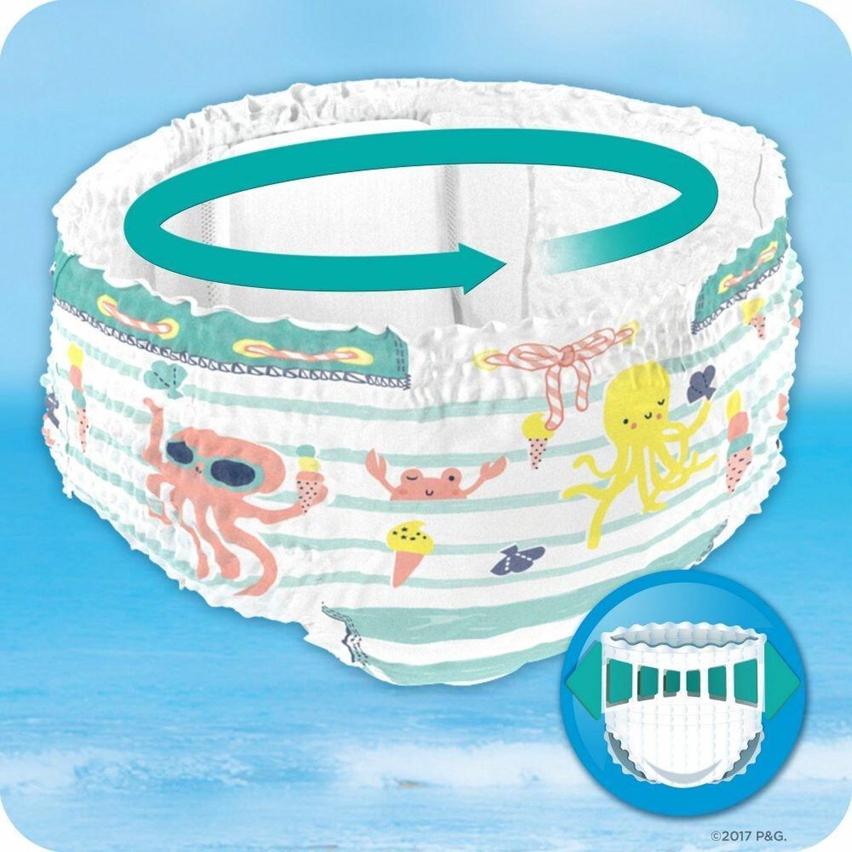 Pampers Zwemluiers - Splashers Maat 3-4 Carrypack 12 Stuks