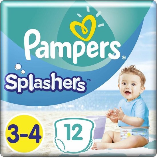 Pampers Zwemluiers - Splashers Maat 3-4 Carrypack 12 Stuks