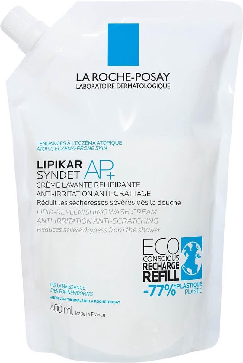 La Roche Posay - Crema De Ducha Lipikar Refill Syndet Ap+ Inter 400 Ml
