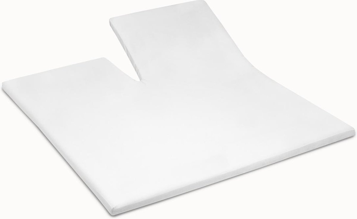 Cinderella - Single-split Topper Molton 180x200/210 White - Wit