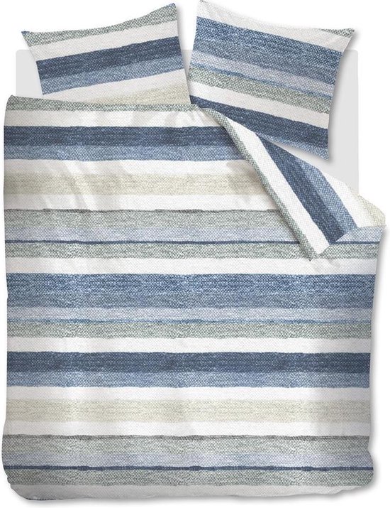 Ariadne at Home Colour Blush Dekbedovertrek - Lits-jumeaux (240x200/220 Cm + 2 Slopen) - Katoen - Blue - Blauw