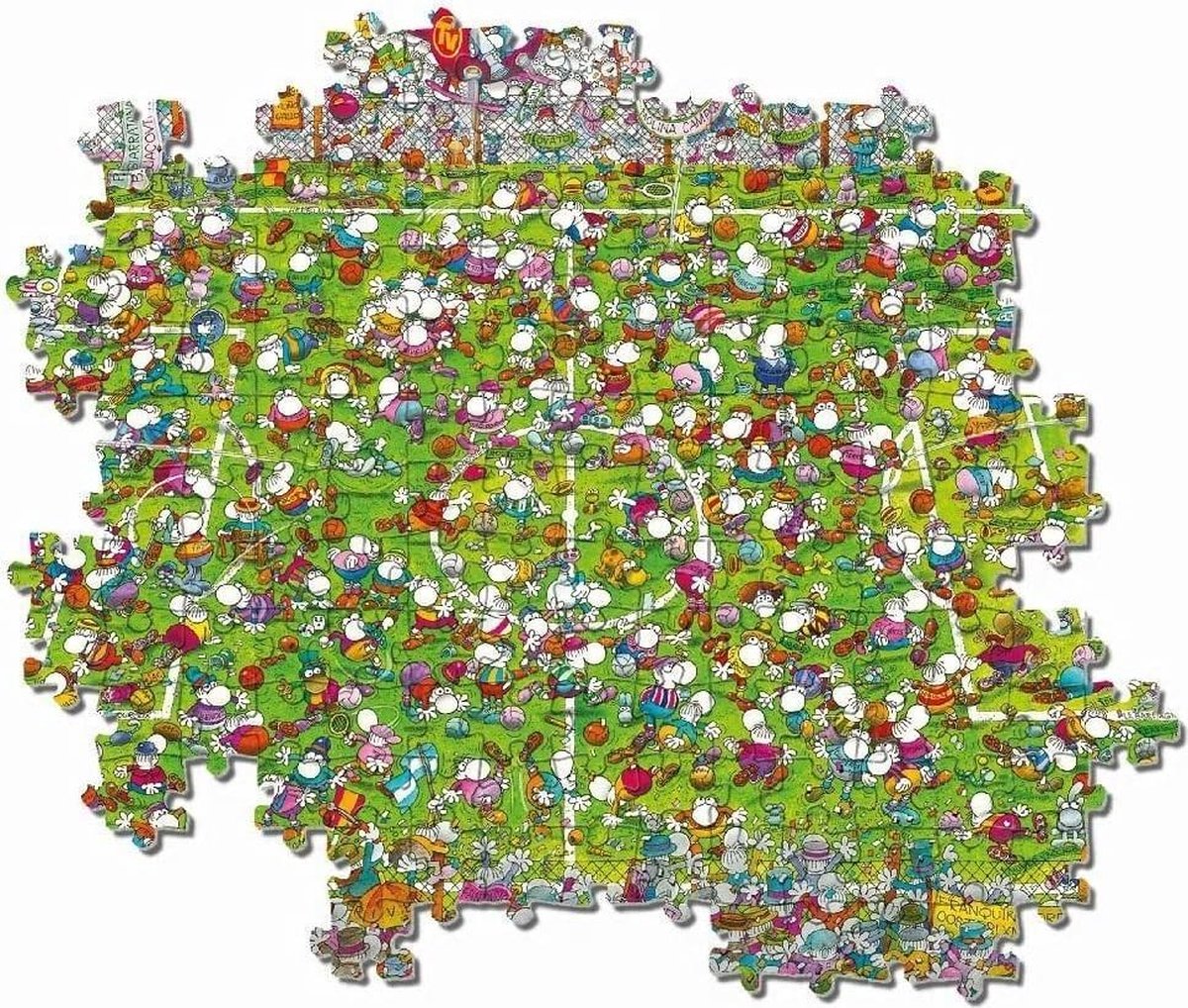 Clementoni Legpuzzel Mordillo - The Match 1000 Stukjes - Groen