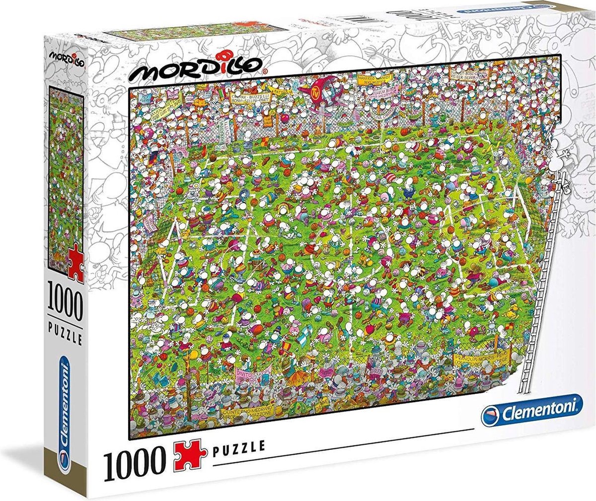 Clementoni Legpuzzel Mordillo - The Match 1000 Stukjes - Groen
