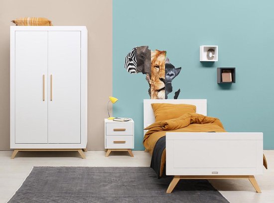 Bopita Fenna Nachtkastje -/naturel - Wit