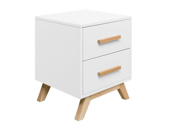 Bopita Fenna Nachtkastje -/naturel - Wit