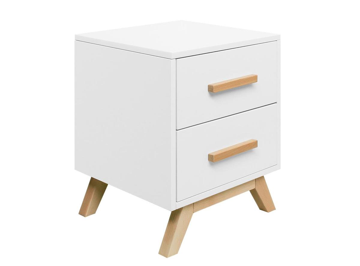 Bopita Fenna Nachtkastje -/naturel - Wit