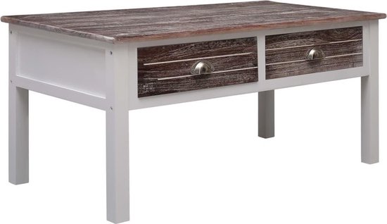 Vidaxl Salontafel 100x50x45 Cm Hout - Bruin