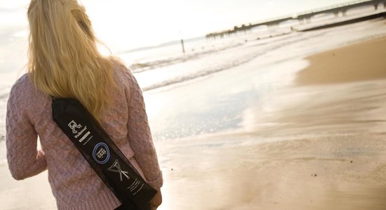 Walkstool - 3-poots Krukje - Comfort 55 Cm - Verstelbaar - - Zwart