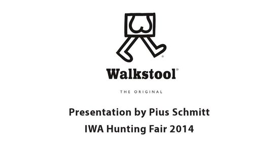 Walkstool - 3-poots Krukje - Comfort 55 Cm - Verstelbaar - - Zwart